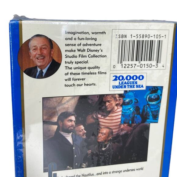 Walt Disney's Studio 20,000 Leagues Under The Sea New Sealed VHS - Picture 4 of 5